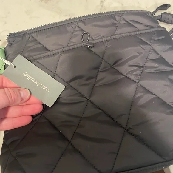 Vera Bradley Black Quilted Crossbody Bag